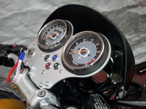 Black Fibreglass Fly Screen from Triumph Custom Parts